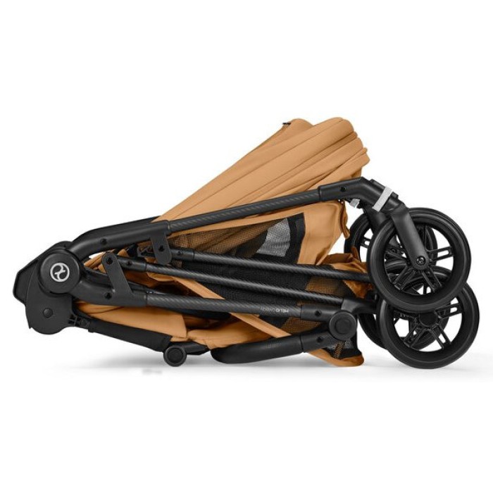 Візок Melio Carbon Cinnamon Yellow (з бампером)