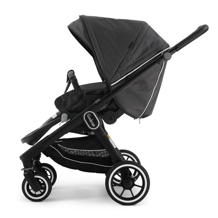 Прогулянкова коляска Emmaljunga NXT60 Black FLAT Lounge Black