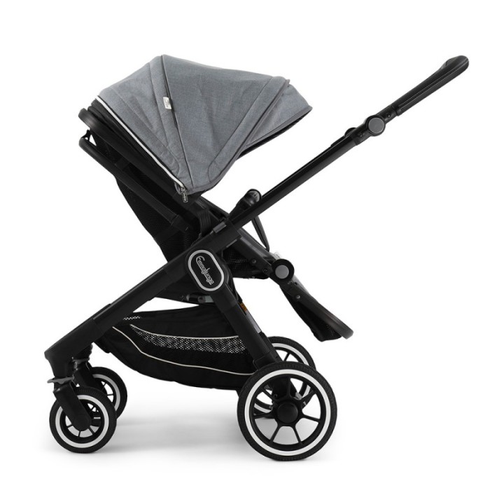 Коляска Emmaljunga NXT60 Black ERGO Lounge Grey 2 в 1