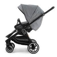 Прогулянкова коляска Emmaljunga NXT60 Black FLAT Lounge Grey