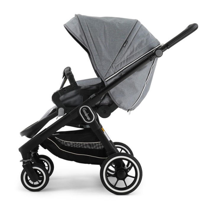 Прогулянкова коляска Emmaljunga NXT60 Black FLAT Lounge Grey