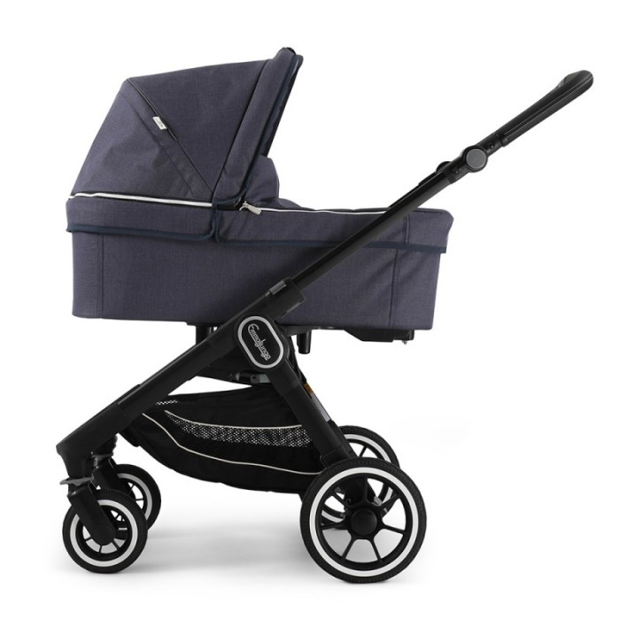 Коляска Emmaljunga NXT60 Black ERGO Lounge Navy 2 в 1