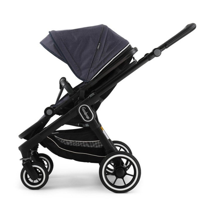 Прогулянкова коляска Emmaljunga NXT60 Black ERGO Lounge Navy
