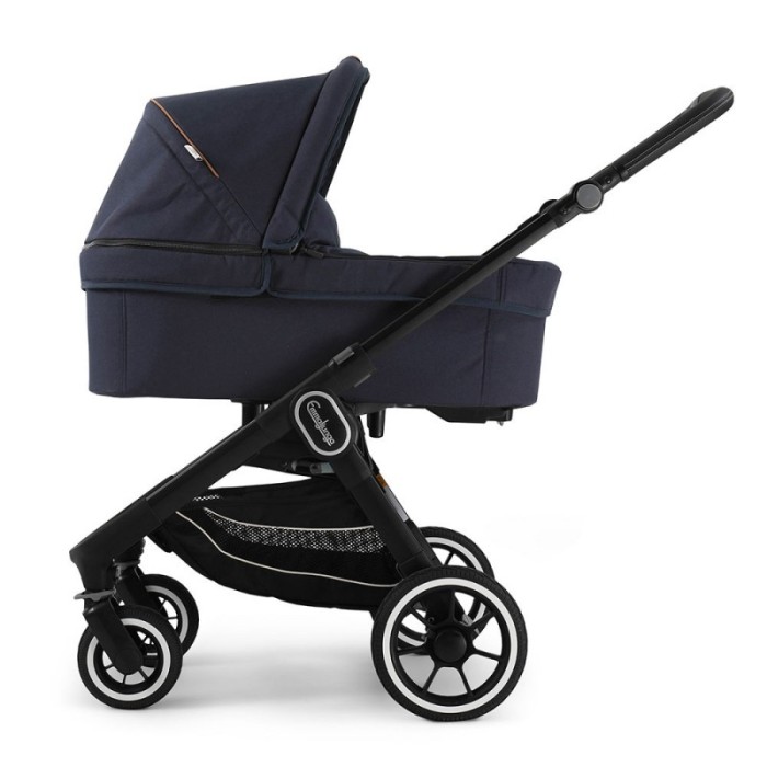Коляска Emmaljunga NXT60 Black FLAT Outdoor Navy 2 в 1