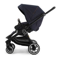 Прогулянкова коляска Emmaljunga NXT60 Black FLAT Outdoor Navy