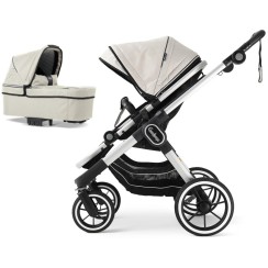 Коляска Emmaljunga NXT90 Silver ERGO Lounge Beige 2 в 1