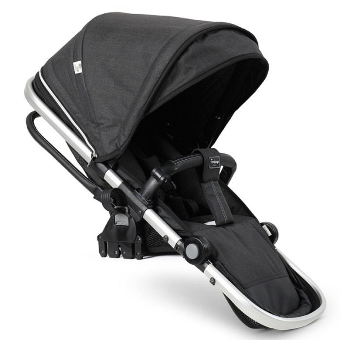 Коляска Emmaljunga NXT90 Silver ERGO Lounge Black 2 в 1
