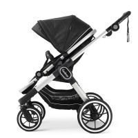 Прогулянкова коляска Emmaljunga NXT90 Silver ERGO Lounge Black