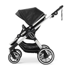 Stroller Emmaljunga NXT90 Silver ERGO Lounge Black