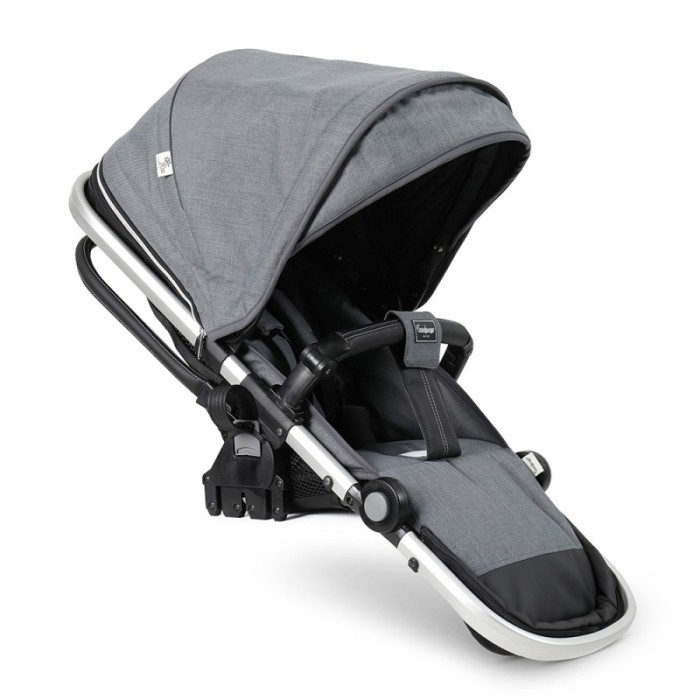 Коляска Emmaljunga NXT90 Silver ERGO Lounge Grey 2 в 1