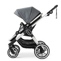 Прогулянкова коляска Emmaljunga NXT90 Silver ERGO Lounge Grey