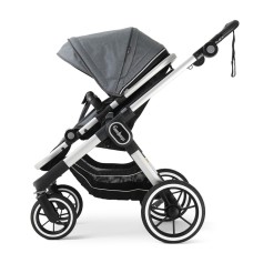 Stroller Emmaljunga NXT90 Silver ERGO Lounge Grey