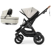 Коляска Emmaljunga NXT90 Black Outdoor AIR ERGO Lounge Beige 2 в 1