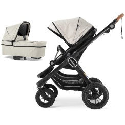 Коляска Emmaljunga NXT90 Black Outdoor AIR ERGO Lounge Beige 2 в 1