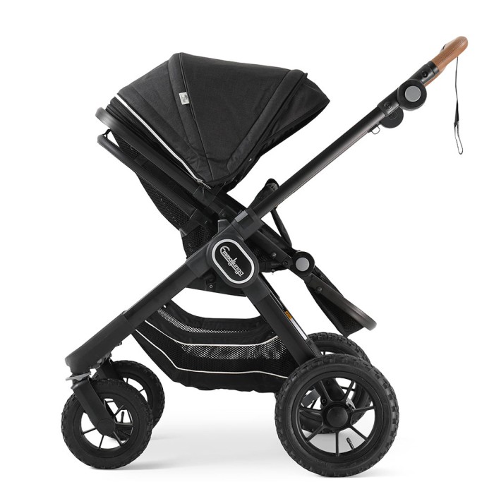 Прогулянкова коляска Emmaljunga NXT90 Black Outdoor AIR ERGO Lounge Black