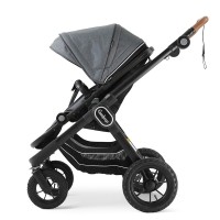 Прогулянкова коляска Emmaljunga NXT90 Black Outdoor AIR ERGO Lounge Grey