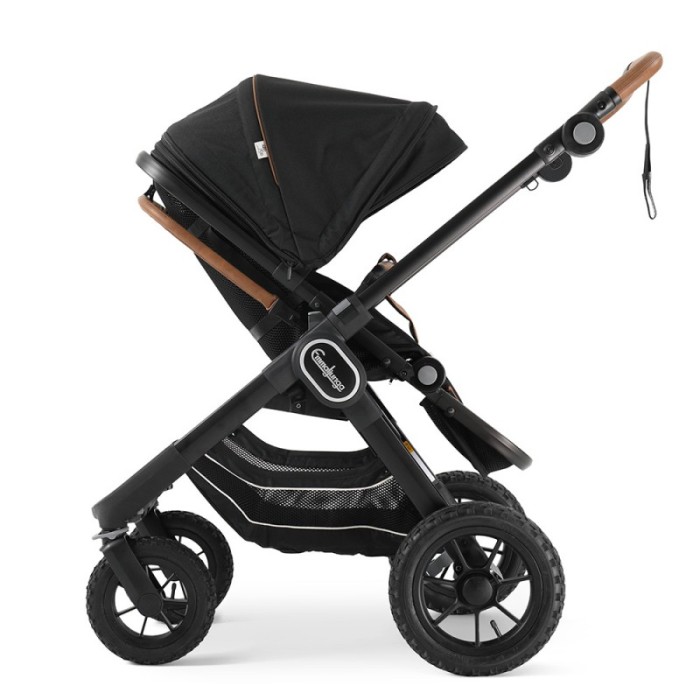 Прогулянкова коляска Emmaljunga NXT90 Black Outdoor AIR ERGO Outdoor Black