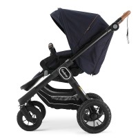 Stroller Emmaljunga NXT90 Black Outdoor AIR FLAT Outdoor Navy
