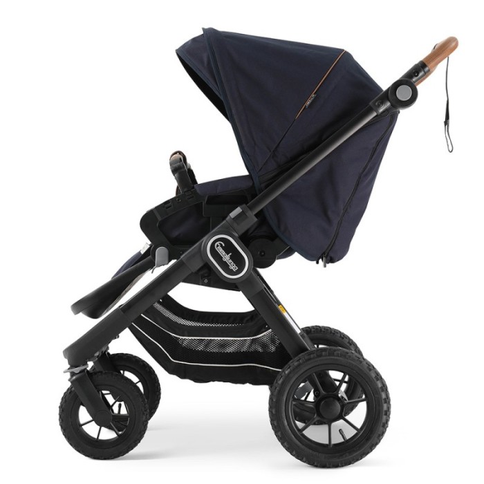 Прогулянкова коляска Emmaljunga NXT90 Black Outdoor AIR FLAT Outdoor Navy