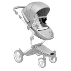 AS112500  - Базовий набір для коляски Xari (форма сидіння, люлька, полог, капюшон, кошик (2 шт.), бампер, чохол на бампер, чохол на ручку) - Argento