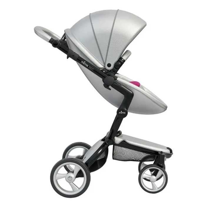AS112500  - Базовий набір для коляски Xari (форма сидіння, люлька, полог, капюшон, кошик (2 шт.), бампер, чохол на бампер, чохол на ручку) - Argento