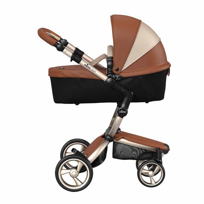 Коляска Mima Xari black шасі Black BB стартовий набір Camel