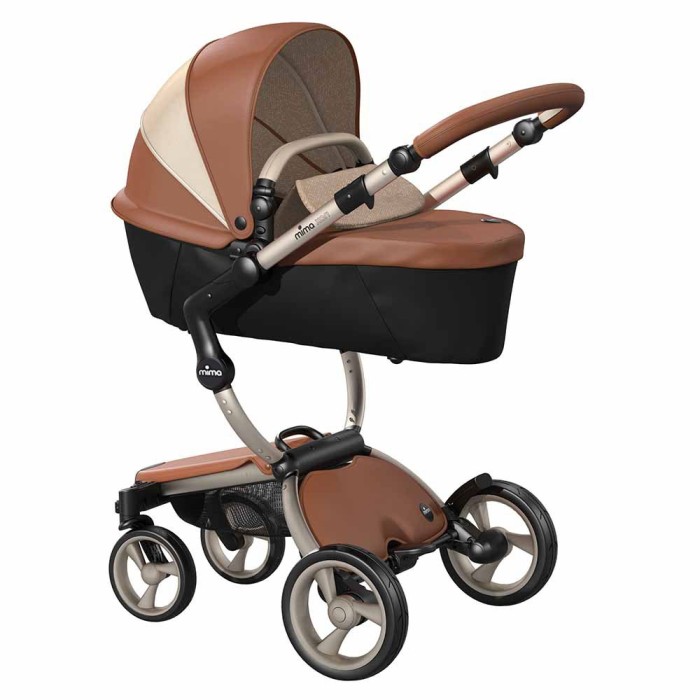 Коляска Mima Xari black шасі Black BB стартовий набір Camel