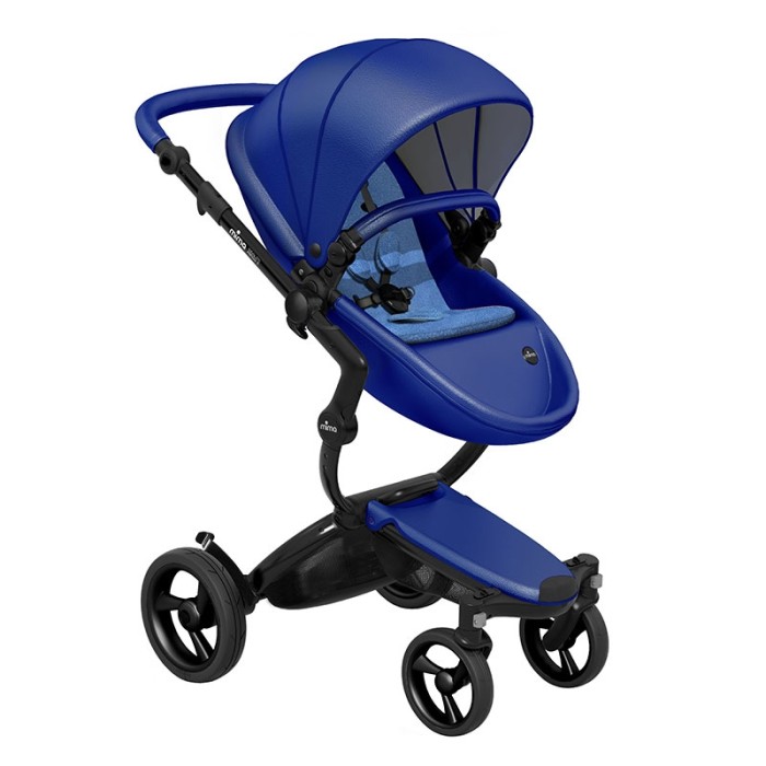 Stroller Mima Xari Royal Blue chassis Black BB starter pack Denim Blue