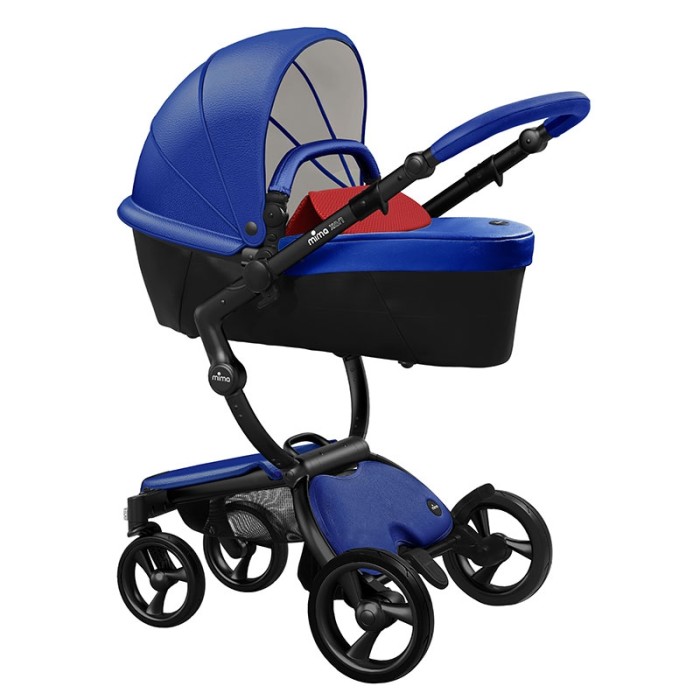 Stroller Mima Xari Royal Blue chassis Black BB starter pack Ruby Red