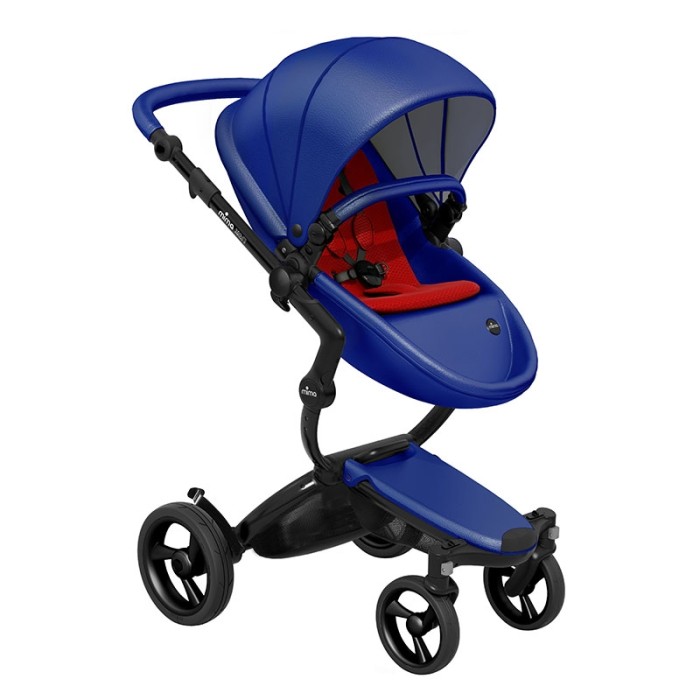 Stroller Mima Xari Royal Blue chassis Black BB starter pack Ruby Red
