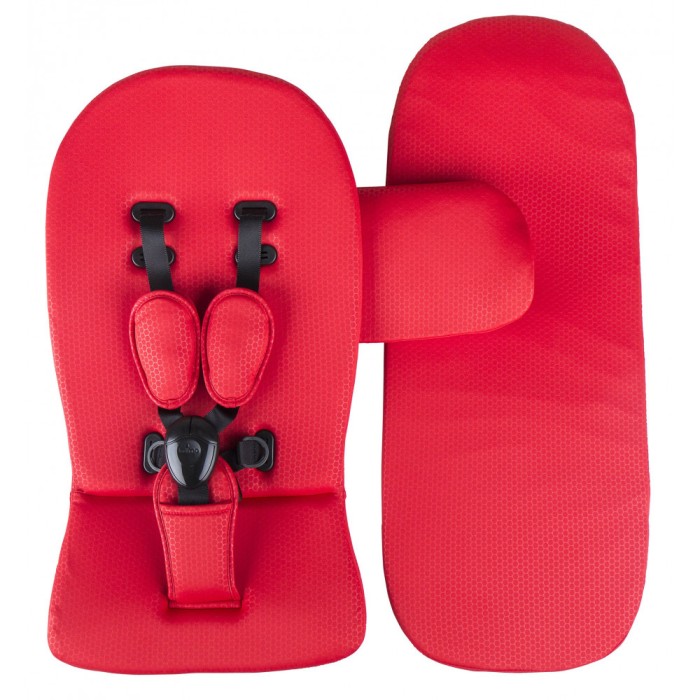 Коляска Mima Xari Argento шасі Black BB стартовий набір Ruby Red