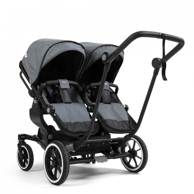 Stroller Emmaljunga NXT Twin Black Lounge Grey