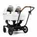 Stroller Emmaljunga NXT Twin Outdoor Air White Leatherette